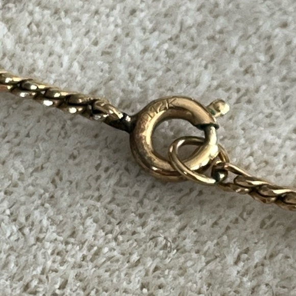 Vintage Van Dell 1/20 12K Gold Filled Black Opal Necklace and Earrings - Picture 12 of 15